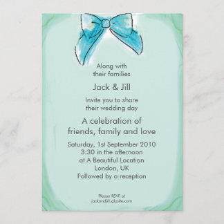 Cleo Bow (sömlös) 5x7 Inbjudningar