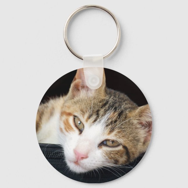 Cleo Cat Keychain Nyckelring (Framsida)