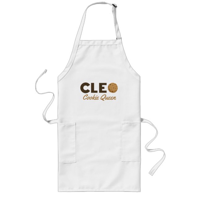 Cleo cookie Queen Long Apron Långt Förkläde (Framsidan)