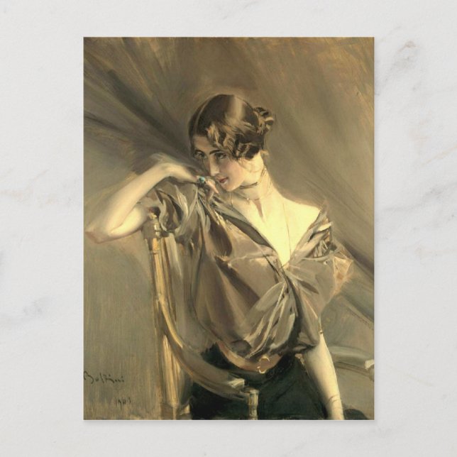 Cleo de Merode - Boldini Vykort (Framsida)