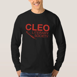 Cleo litterärt samhälle tee shirt