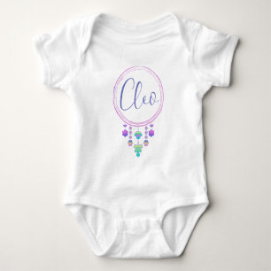 Cleo Namn Reveal Girl Whimsical Cute Hippy Boho T Shirt