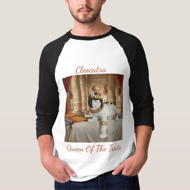 Cleocatra-drottning över godsaker t shirt (Framsida)