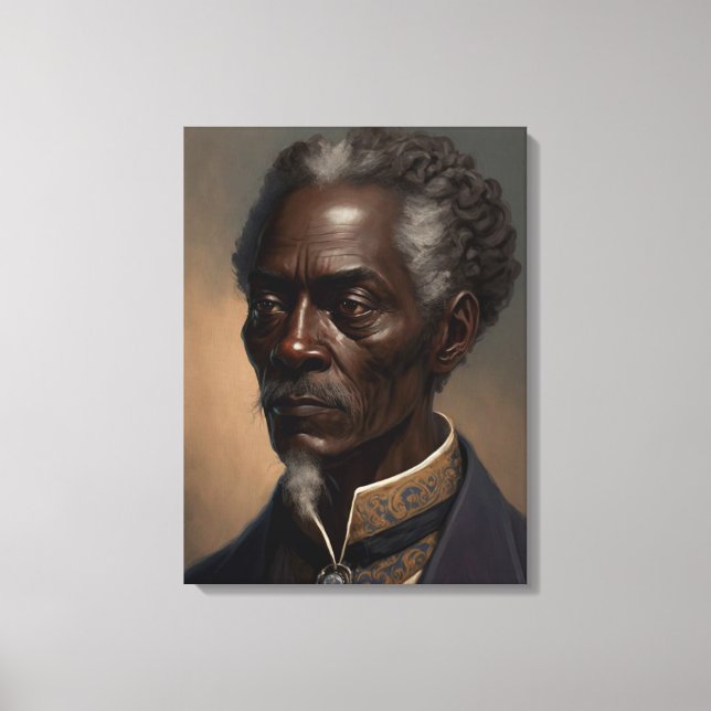 Cleon Porträt Gemälde Canvastryck (Framsida)