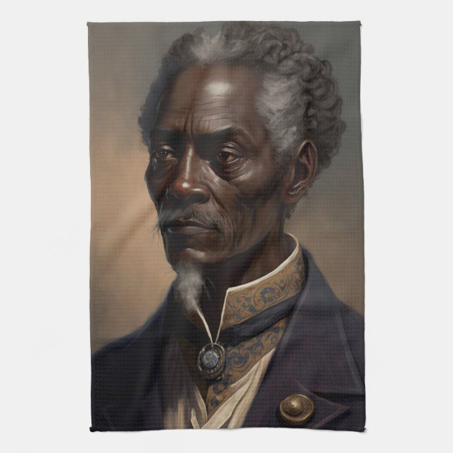 Cleon Porträt Gemälde Kökshandduk (Vertikal)