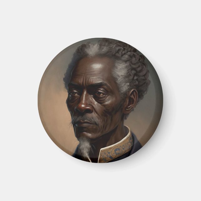 Cleon Porträt Gemälde Magnet (Framsidan)