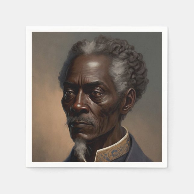 Cleon Porträt Gemälde Pappersservett (Framsidan)