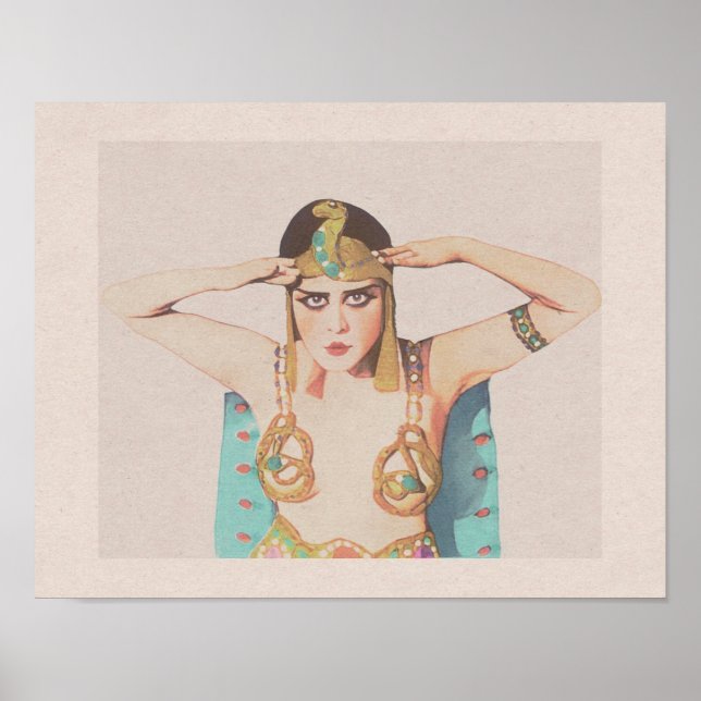 Cleopatra (1917) - Searching Sphinx Poster (Framsidan)