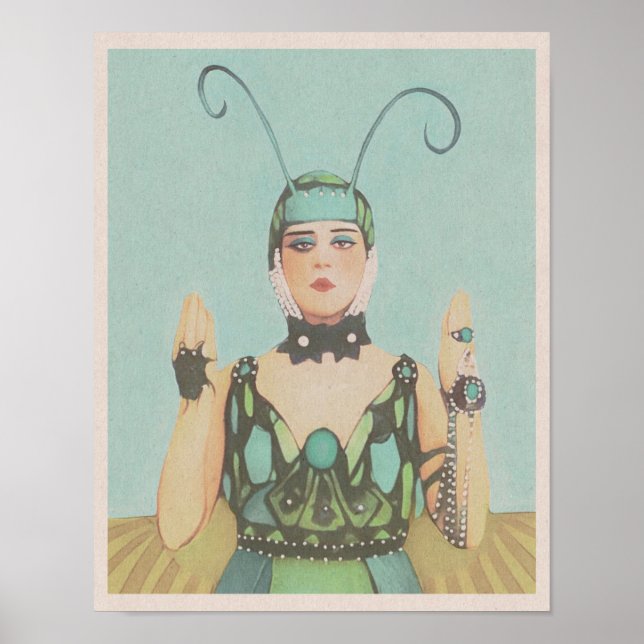 Cleopatra (1917) - The Mythical Regent Poster (Framsidan)