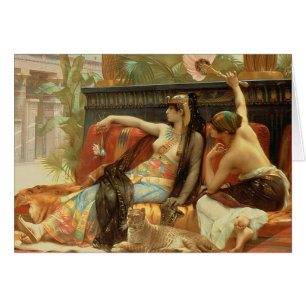 Cleopatra ... Alexandre Cabanel ... vintage konst OBS Kort