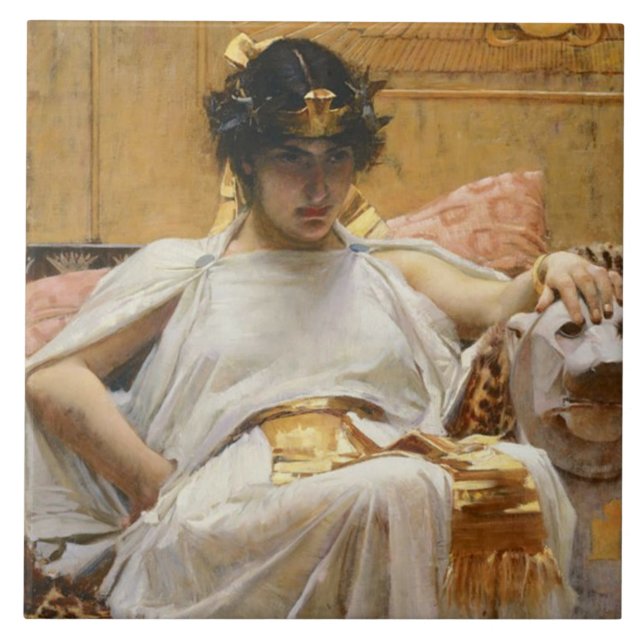 Cleopatra (Ancient Egyptian Queen) Kakelplatta (Framsidan)