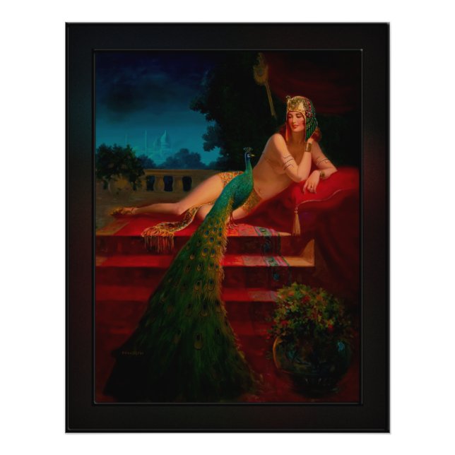 Cleopatra av Edward Mason Eggleston Fototryck (Framsidan)