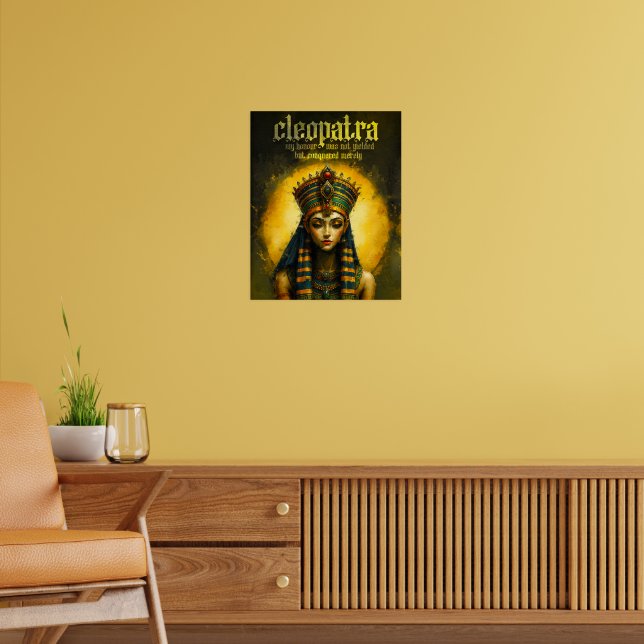 Cleopatra - den efterfrågade honungen | Egyptian Q Poster (Vardagsrum 2)