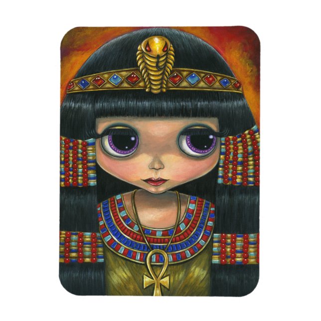 Cleopatra Doll Magnet Snake Headdress Cute (Vertikal)