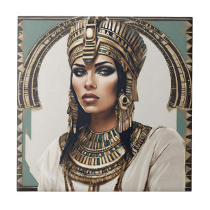 Cleopatra - Drottning av Egypten Kakelplatta