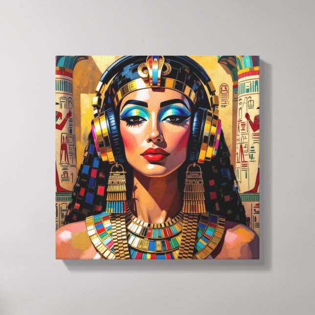 CLEOPATRA DROTTNING AV NILEN 4 CANVASTRYCK (Framsida)