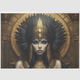 Cleopatra Egyptian Queen Pharaoh Decoupage Papper