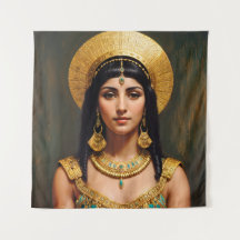 Cleopatra Egyptian Queen Porträtt Art