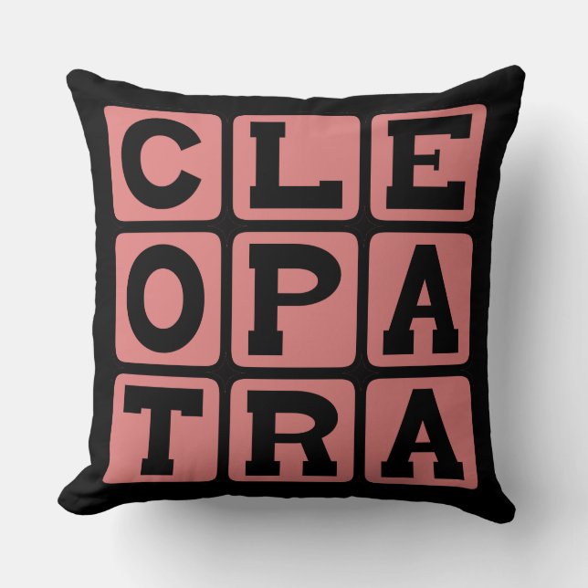 Cleopatra, egyptisk farao kudde (Framsida)