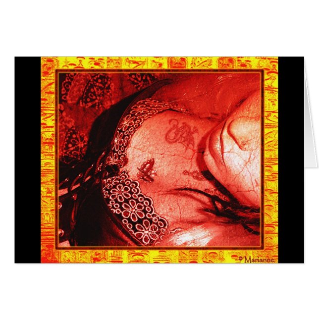 Cleopatra Hälsningskort (Framsidan Horizontal)