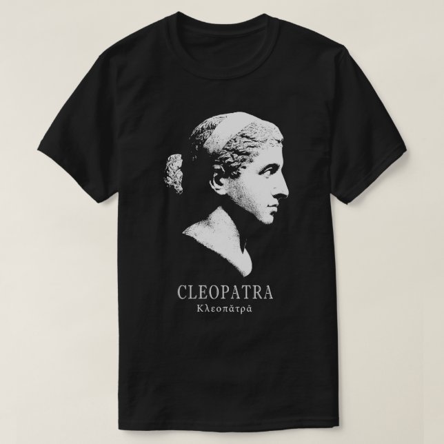 Cleopatra i Egypten Porträtt T Shirt (Design framsida)
