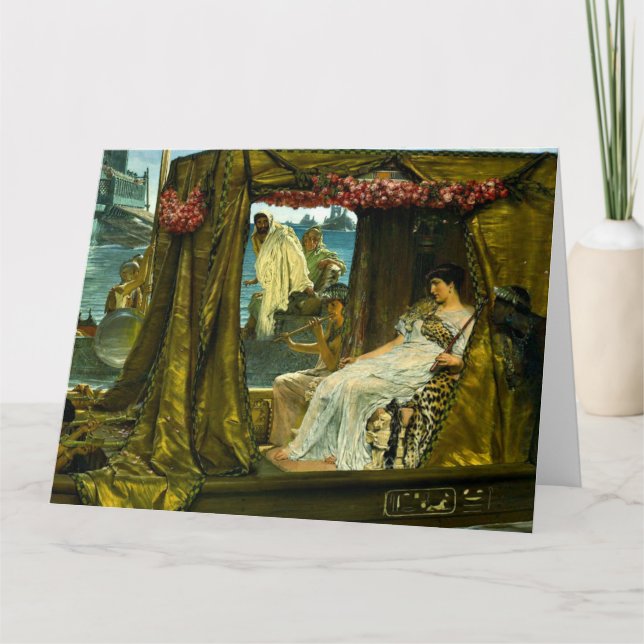 Cleopatra och Anthony 1883 Kort (Framsida)