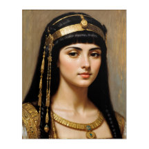 Cleopatra Porträtt Egyptian Queen Art