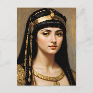 Cleopatra Porträtt Egyptian Queen Vykort