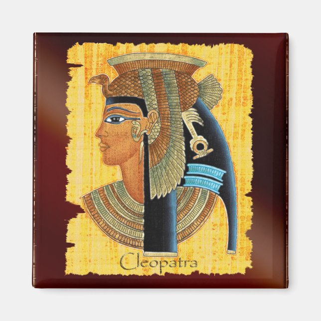"Cleopatra" Queen of Ancient Egypten Art Magnets Magnet (Framsidan)
