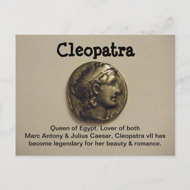 Cleopatra Queen of Egypten Postcard Vykort (Framsida)