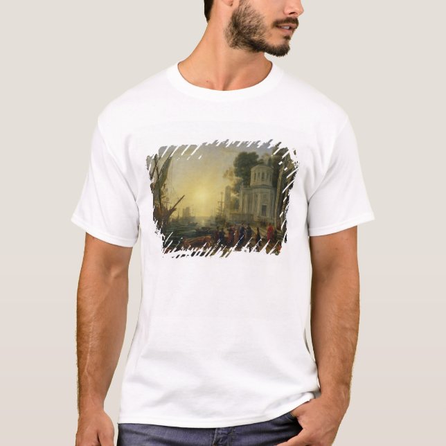 Cleopatra som Disembarking på Tarsus, 1642 Tee (Framsida)