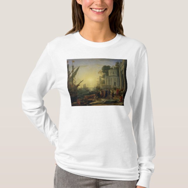 Cleopatra som Disembarking på Tarsus, 1642 Tee Shirt (Framsida)
