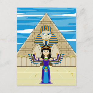 Cleopatra vid Underbart vykort för sfinx