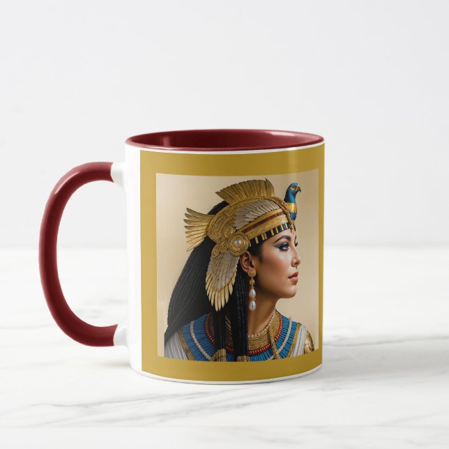 "Cleopatra VII's Realism: A Porträtt" Mugg (Vänster)