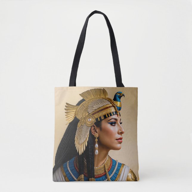 "Cleopatra VII's Realism: A Porträtt" Tygkasse (Framsida)