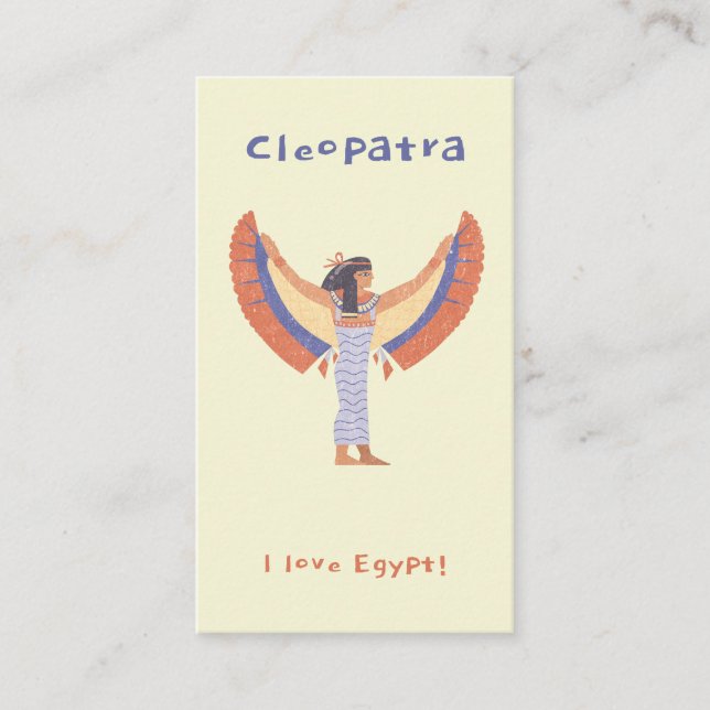 Cleopatra. Visitkort (Framsida)