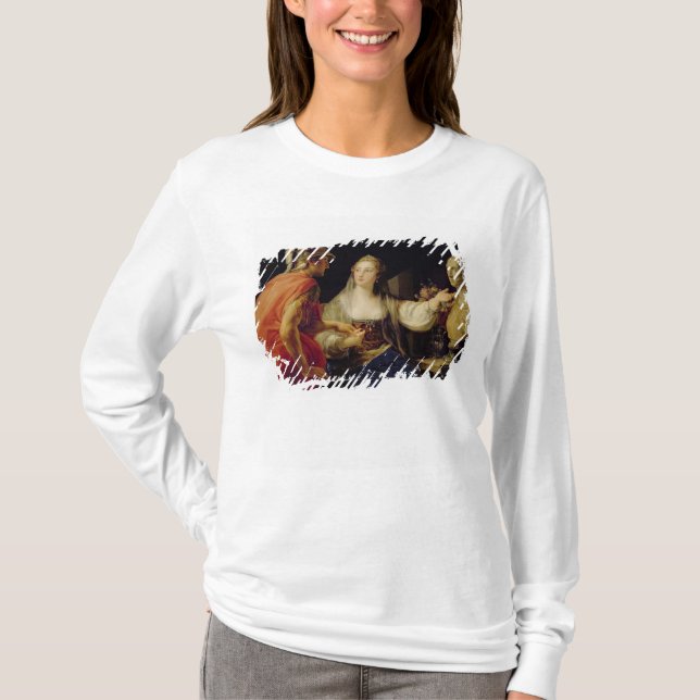 Cleopatra visning Octavius bysten av Julius Tee (Framsida)