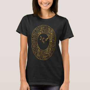 Cleopatras magiska cirkel gamla egyptiska symboler t shirt