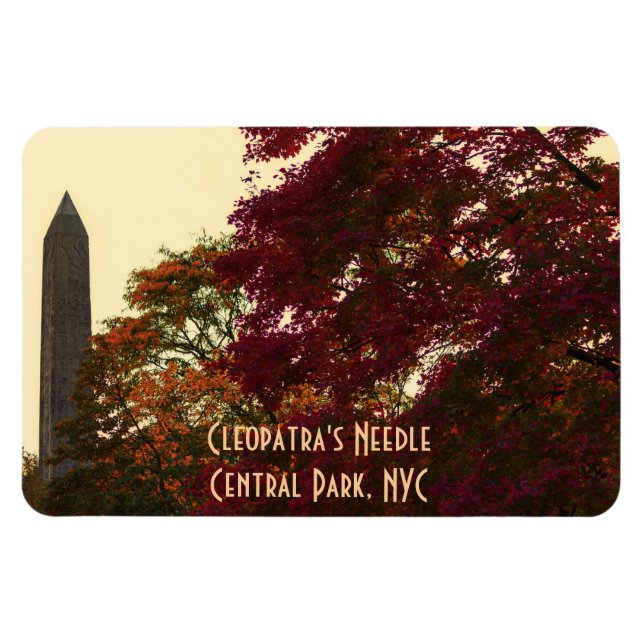 Cleopatra's Nål, Central Park NYC Magnet (Horisontell)