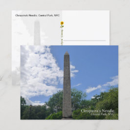 Cleopatra's Nål, Central Park, NYC - Vykort
