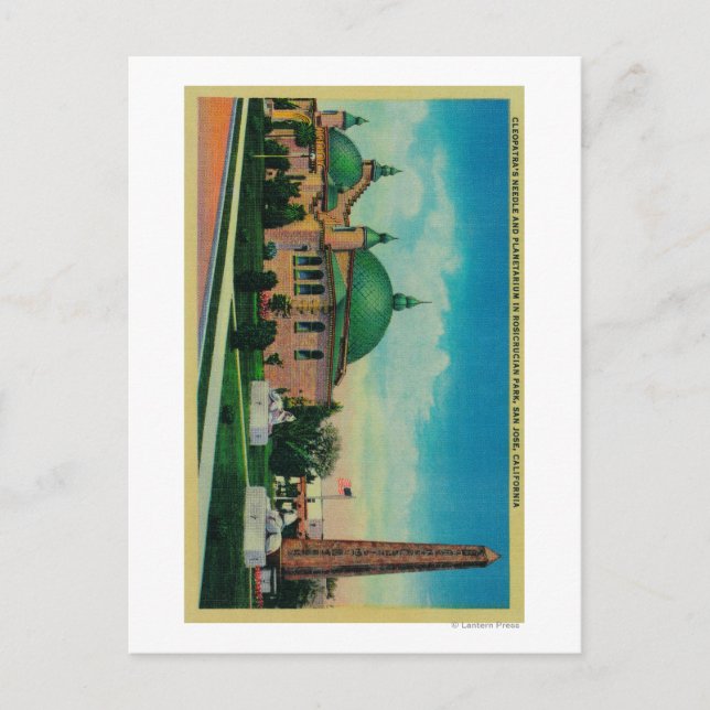 Cleopatras Nål och Planetarium i Vykort (Framsida)