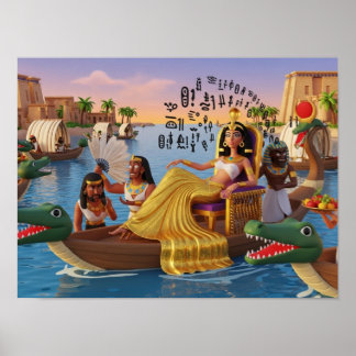 Cleopatras Regal Voyage Poster