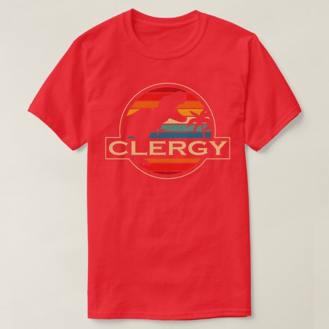 Clergy Dinosaur T Shirt (Design framsida)