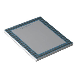 Clergy Original Scottish Tartan  Anteckningsblock