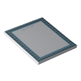 Clergy Original Scottish Tartan  Anteckningsblock