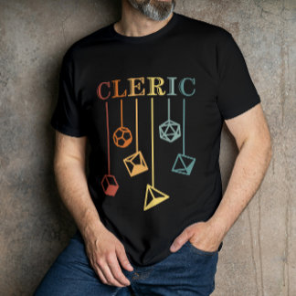 Cleric Dungeon Fantasy Role play T Shirt