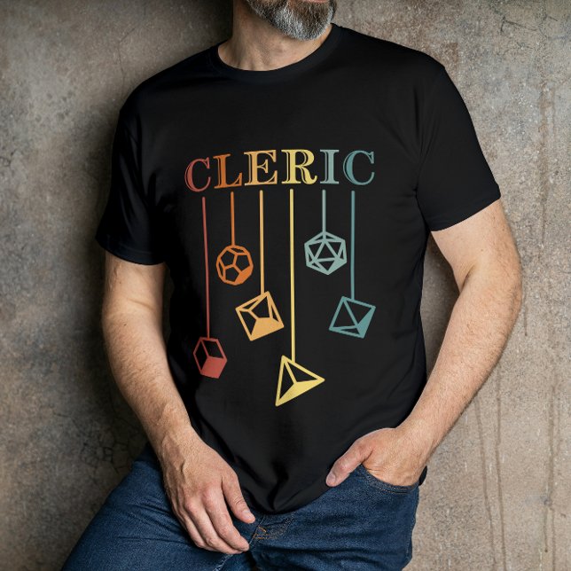 Cleric Dungeon Fantasy Role play T Shirt (Skapare uppladdad)