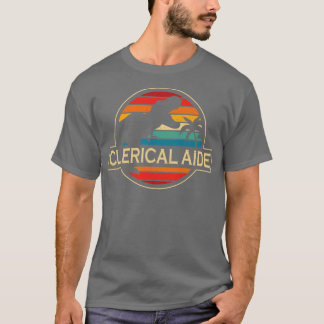 Clerical Aide Dinosaur T Shirt