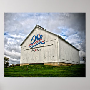 Clermont County Ohio Bicentennial ladugårdar Poster