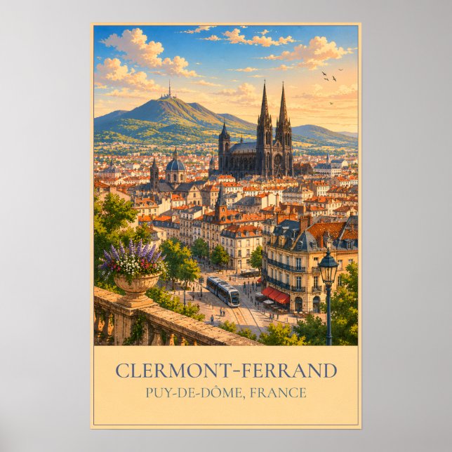Clermont-Ferrand Poster (Framsidan)